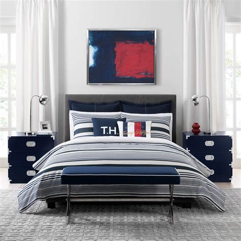 tommy hilfiger duvet cover twin